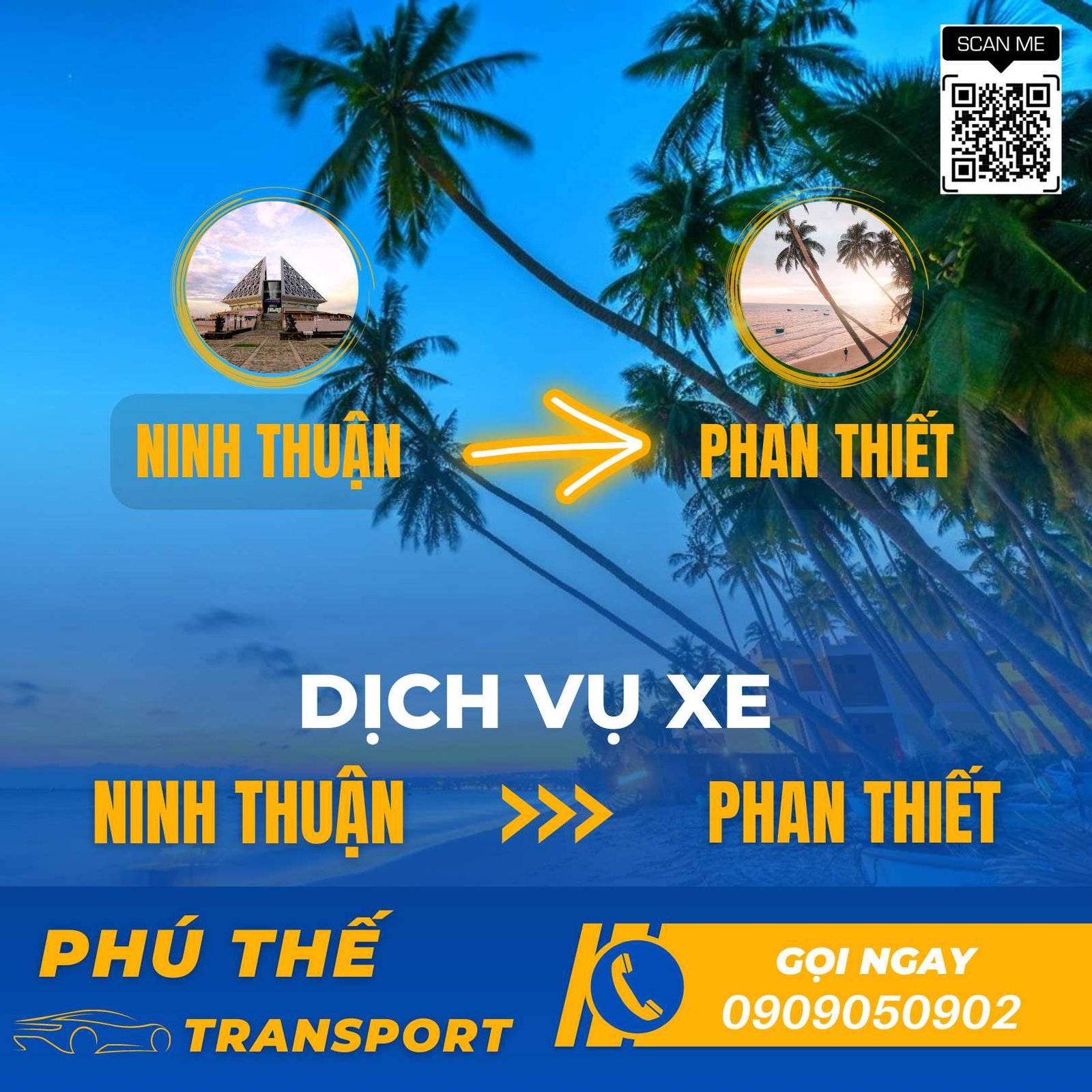 Đặt thuê xe Ninh Thuận đi Phan Thiết giá rẻ chất lượng nhất